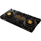 Controladora Pioneer Ddj Rev1 Dourada Edi��o Especial Gold