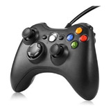 Controle Com Fio Compatvel Xbox 360 E Pc Slim Joystick