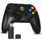 Controle Sem Fio Para Xbox 360 E Computador Recarregvel Cor Preto