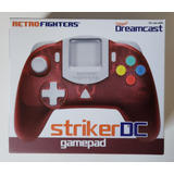Controle Strikerdc Retrofighters Vermelho Dreamcast Novo