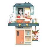 Cozinha Infantil Com Luz Som Fumaa 42 Peas Shiny Toys