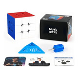 Cubo Mgico 3x3x3 Meilong M Magntico Profissional Cor Da Estrutura Stikerless