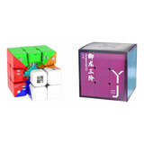 Cubo Mgico 3x3x3 Moyu Yulong V2 M Magntico Profissional Cor Da Estrutura Stickerless