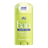 Desodorante Antitranspirante Slido Ban Powder Fresh 73g