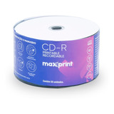 Disco Virgem Cd r Maxprint De 52x Por 50 Unidades