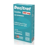 Doxitrat 200mg Tabletes Antibacteriano P ces E Gatos 24 Comprimidos Agener Unio Unidade 4g
