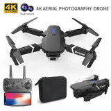 Drone E88 Pro Com Cmera E Wifi Com Case Cor Preto