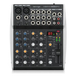 Efeitos Behringer Xenyx 1002sfx De 10 Canais E Mixer Usb