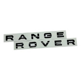 Emblema Letras Range Rover Frent Ou Traseir Pret Brilhant 8f