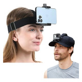Faixa De Cabe�a Suporte Celular E Camera Gopro Galaxy iPhone