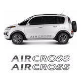 Faixa Lateral Air Cross At 2015 Adesivo Grafite Aircross