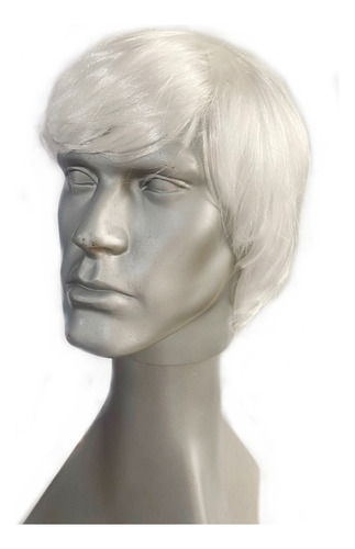 Fantasia Peruca Masculina Branco 899 