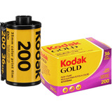 Filme Fotogrfico 35mm Colorido 36 Poses Iso 200 Kodak Gold
