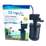 Filtro Interno Com Bomba F150 Aquario At 50l Vigoar Oxigena Voltagem 110v