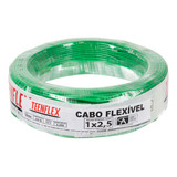 Fio Cabo Flexivel 2 5mm Rolo 100 Metros Cor Verde