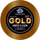 Fita Adesiva Gold 20 Mts X 2 54cm Prtese Capilar Perucas