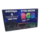 Fita Led Neon Rgb 4 Canhes Painel Carro C App Celular