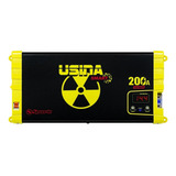 Fonte Automotiva Usina Spark 200a 12v Bivolt Smart Som Autom Cor Preto Amarelo