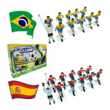 Futebol Club Gulliver Brasil X Espanha Jogadores Pintados