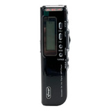 Gravador De Voz 8gb Digital Espi�o Grava��o Profissional Mp3 Cor Preto