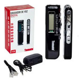 Gravador Digital De Voz Tomate 8gb Port�til Profissional