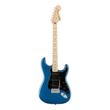 Guitarra Eltrica Squier By Fender Affinity Series Stratocaster De Choupo Lake Placid Blue Brilhante Com Diapaso De Bordo