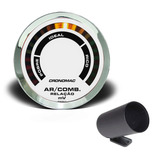 Hallmeter Cronomac 52mm Branco Aro Cromado C/ Copo Pvc