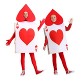 Halloween Ace Of Hearts Card Game Show Costume