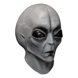 Halloween Alienígena Cabeça Horrível Olhos Grandes Látex