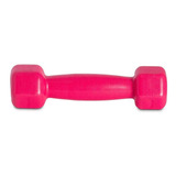 Halter Sextavado Emborrachado 1kg - Rosa