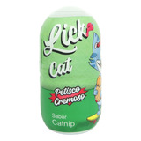 Hana Lick Cat Sabor Catnip 40g Petisco Cremoso Gatos Kit 10