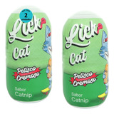 Hana Lick Cat Sabor Catnip 40g Petisco Cremoso Gatos Kit 2un