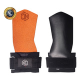 Hand Grip Crossfit Duo Face Nc Extreme Palmar Absorve Suor Cor Laranja/preto Tamanho M