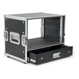 Hard Case Rack 6u Periféricos C/ Gaveta - Emb6