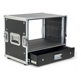 Hard Case Rack 6u Periféricos C/ Gaveta - Emb6