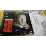 Harrison Ford Clear And Present Danger Laserdisc Duplo