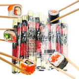 Hashi Bambu 100 Pares Cozinha Oriental Sushi Sashimi Japonês