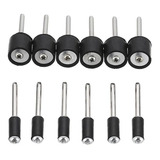 Haste Adaptador De Lixa ¼ E ½ Micro Retifica Dremel 12 Peças