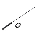 Haste Antena De Teto Lisa + Guarnição P/ Gol Gti / 40cm