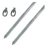Haste Aterramento Galvanizada 1,60m Speedrite - 2 Unidades