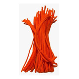 Hastes De Chenille Limpa-cachimbo 30cm Laranja