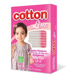 Hastes Flexíveis Baby Care 12 Caixas 75 Unidades Cotonete