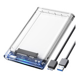 Hd Case Transparente Externo Transparente Usb