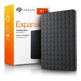 Hd Externo Seagate 1tb 1000gb  Expansion Stea1000400 1tb Preto Lacrado Com Nota Fiscal 