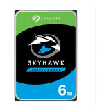 Hd Seagate Surveillance Skyhawk 6tb Cache 256mb Sata 6 Gb/s Cor Prateado