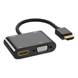 Hdmi Para Vga+hdmi Conversor Adaptador Computador Notebook