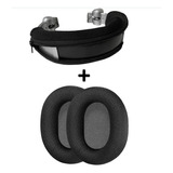 Headband + Almofada Mesh Compatível Headset