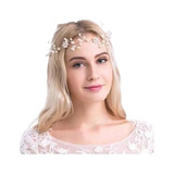 Headband Enfeite Grinalda Cabelo Perolas Noivas