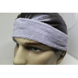 Headband Faixa De Cabeça Bandana Cinza
