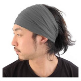 Headband Masculino Preta Lisa Tamanho Unico